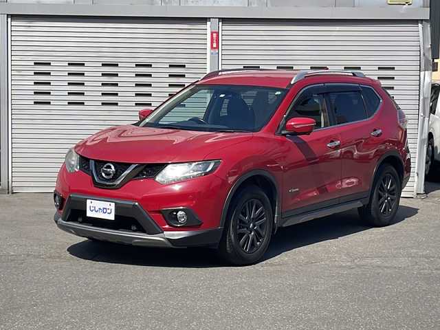 日産 エクストレイル ハイブリッド 20X ブラック エクストリーマーX ブレーキ 道央・札幌 2016(平28)年 12.4万km バーニングレッド (株)IDOMが運営する【じしゃロン札幌店】の自社ローン専用車両になります。こちらは現金またはオートローンご利用価格です。自社ローンご希望の方は別途その旨お申し付けください。/シートヒーター /スマートキー×２/クルコン/純正ナビ/フルセグTV/ルーフレール/エマブレ/オートライト/LEDライト/パワーバックドア