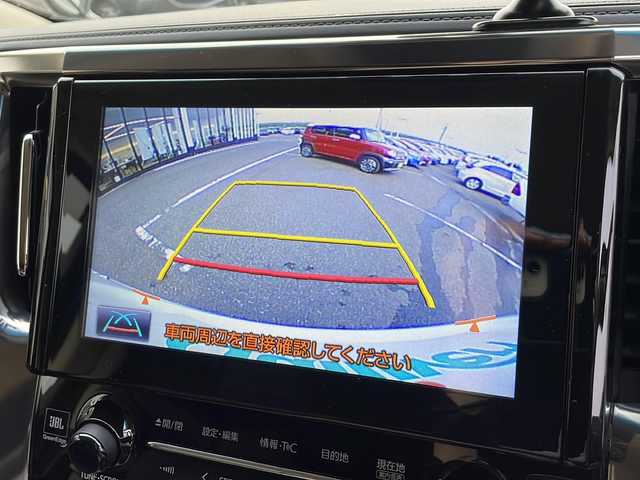 トヨタ アルファードハイブリット G 新潟県 2016(平28)年 11万km ホワイトパールクリスタルシャイン メーカーオプションナビ/フルセグTV/BT/CD/DVD/AUX/バックカメラ/JBL/両側パワースライドドア/フリップダウンモニター/レーダークルーズコントロール/ETC/4WD/オットマン/D＋N席　パワーシート/ドライブレコーダー前後/ナノイーエアコン/スペアキー1本/スマートキー/社外19インチアルミホイール/ウォークスルー