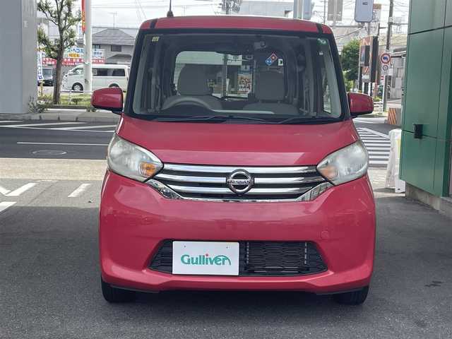 日産 デイズ ルークス X 愛知県 2014(平26)年 2.1万km アゼリアピンク ワンオーナー/・純正メモリナビ（MC314D-W）/DVD／Bluetooth／地デジTV/両側パワースライドドア/バックカメラ＋全方位カメラ/前方ドライブレコーダー（DRY-AS370WG）/助手席背面テーブル/後席ロールシェード/インテリジェントキー/ベンチシート/オートエアコン