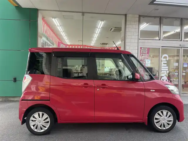 日産 デイズ ルークス X 愛知県 2014(平26)年 2.1万km アゼリアピンク ワンオーナー/・純正メモリナビ（MC314D-W）/DVD／Bluetooth／地デジTV/両側パワースライドドア/バックカメラ＋全方位カメラ/前方ドライブレコーダー（DRY-AS370WG）/助手席背面テーブル/後席ロールシェード/インテリジェントキー/ベンチシート/オートエアコン