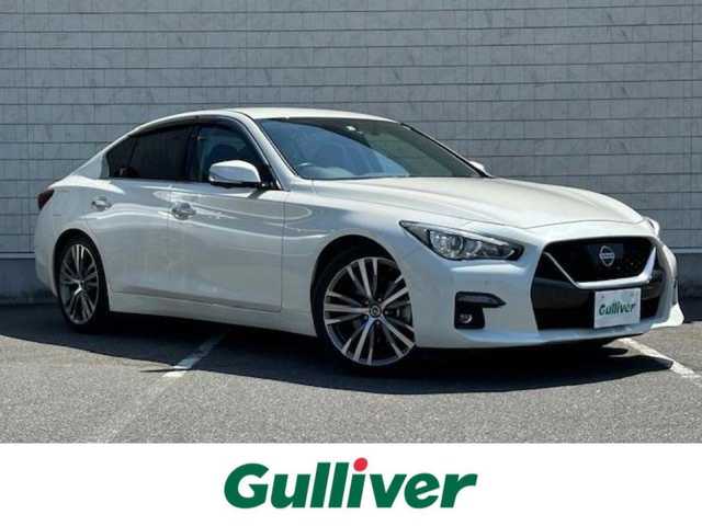 日産 スカイライン GT タイプSP 大阪府 2022(令4)年 2.2万km ブリリアントホワイトパール ナビ　/フルセグ/Ｂｌｕｅｔｏｏｔｈ　/全方位カメラ　/レザーシート　/シートヒーター　/ステアリングヒーター　/プロパイロット　/ドライブレコーダー　/ブラインドスポットモニター　/メモリーシート　/ＥＴＣ　/マット