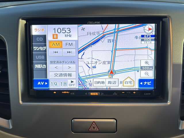 マツダ フレア HS 愛知県 2016(平28)年 0.8万km シルキーシルバーメタリック /禁煙/ワンオーナー//メモリナビ/CD/USB//革巻きステア/ステアスイッチ//シートヒーター//電動格納ウインカーミラー//ヘッドライトレベライザー//シートリフター//バニティミラー//レーダーブレーキサポート//誤発進抑制//プッシュスタート/スマートキー//新車時保証書//取扱説明書//スペアスマートキー有
