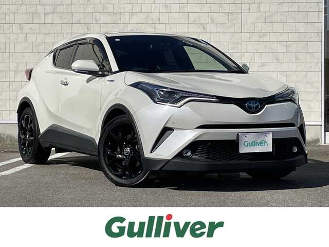 トヨタ Ｃ－ＨＲ G モード ネロ 宮崎県 2019(平31)年 7.2万km ホワイトパールクリスタルシャイン 純正SDナビ/（CD/DVD/AM/FM/BT)/フルセグTV/バックカカメラ/ステアリングスイッチ/クルーズコントロール/D席/N席シートヒーター/クリアランスソナー/ハーフレザーシート/ドライブレコーダー/ブラインドスポットモニタ/ETC