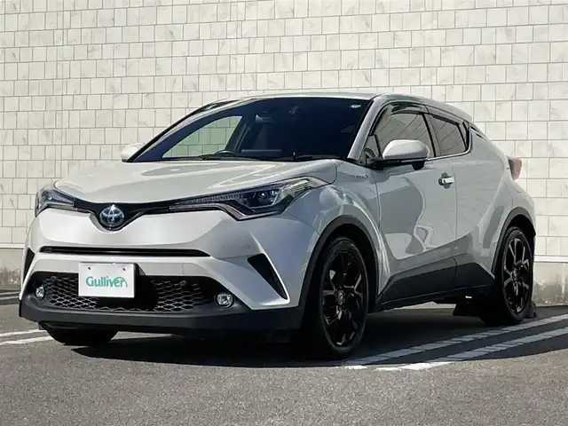 トヨタ Ｃ－ＨＲ G モード ネロ 宮崎県 2019(平31)年 7.2万km ホワイトパールクリスタルシャイン 純正SDナビ/（CD/DVD/AM/FM/BT)/フルセグTV/バックカカメラ/ステアリングスイッチ/クルーズコントロール/D席/N席シートヒーター/クリアランスソナー/ハーフレザーシート/ドライブレコーダー/ブラインドスポットモニタ/ETC