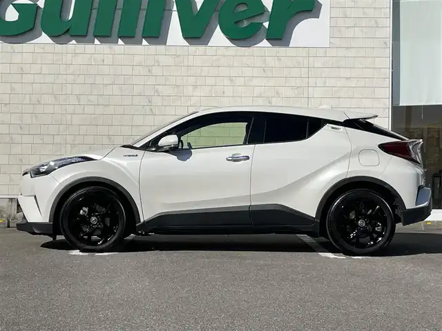 トヨタ Ｃ－ＨＲ G モード ネロ 宮崎県 2019(平31)年 7.2万km ホワイトパールクリスタルシャイン 純正SDナビ/（CD/DVD/AM/FM/BT)/フルセグTV/バックカカメラ/ステアリングスイッチ/クルーズコントロール/D席/N席シートヒーター/クリアランスソナー/ハーフレザーシート/ドライブレコーダー/ブラインドスポットモニタ/ETC