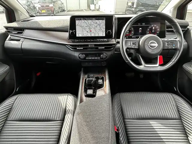 日産 オーラ G レザーエディション 福島県 2022(令4)年 6.9万km ガーネットレッド/スーパーブラック 2トーン ワンオーナー/純正ナビ/（CD/DVD/USB/BT）/フルセグ/レザーシート/デジタルインナーミラー/全方位カメラ/ドライブレコーダー/ETC2.0/レーダークルーズコントロール/プロパイロット/ブラインドスポットモニター/LEDオートライト/オートマチックハイビーム/衝突軽減ブレーキ/ポータブル充電/純正マット/プッシュスタート