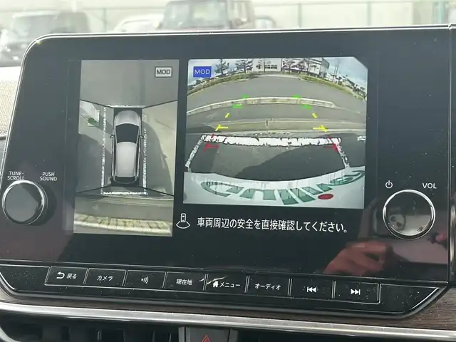 日産 オーラ G レザーエディション 福島県 2022(令4)年 6.9万km ガーネットレッド/スーパーブラック 2トーン ワンオーナー/純正ナビ/（CD/DVD/USB/BT）/フルセグ/レザーシート/デジタルインナーミラー/全方位カメラ/ドライブレコーダー/ETC2.0/レーダークルーズコントロール/プロパイロット/ブラインドスポットモニター/LEDオートライト/オートマチックハイビーム/衝突軽減ブレーキ/ポータブル充電/純正マット/プッシュスタート