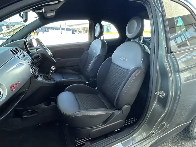 フィアット ５００Ｓ ツインエア 宮城県 2013(平25)年 12.3万km ガンＭ ・純正オーディオ/（FM/AM/CD)/・アイドリングストップ/（スタートストップ機能）/・ハーフレザーシート/・革ステアリング/・ステアリングスイッチ/・フロントフォグランプ/・リアフォグランプ/・ETC/・ISOFIX/・社外15インチアルミホイール（冬）/・純正15インチアルミホイール付き（夏）/・フロアマット/・Wエアバッグ+サイドエアバッグ/ABS/・取扱説明書