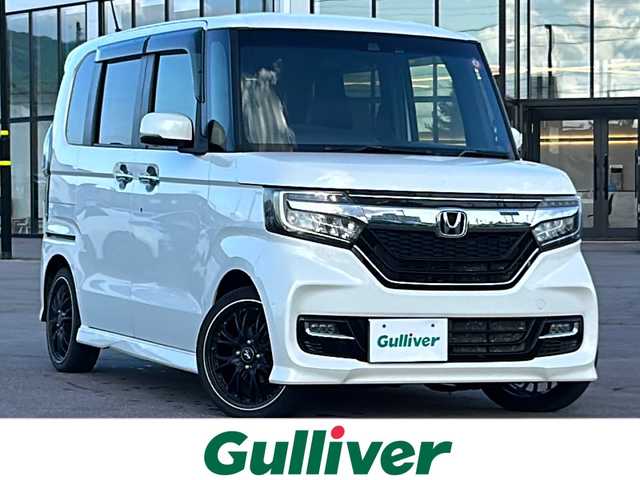 ホンダ Ｎ ＢＯＸ カスタム G L ターボ ホンダセンシング 道南・函館 2017(平29)年 6.7万km プレミアムホワイトパールⅡ /社外ナビ//フルセグＴＶ//純正ＡＷ付き夏冬タイヤ//純正エンジンスターター//バックカメラ//クルーズコントロール//衝突被害軽減ブレーキ//レーンキープアシスト//シートヒーター//オートハイビーム//LEDヘッドライト//両側パワースライドドア//横滑り防止装置//スマートキー