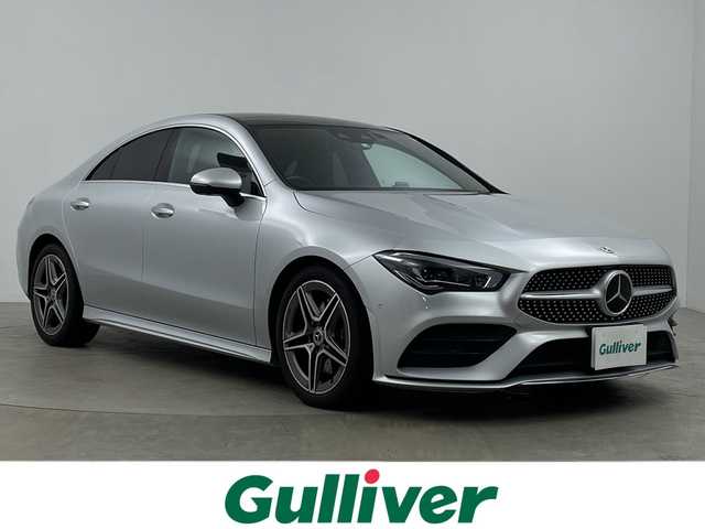 メルセデス・ベンツ Ｍ・ベンツ ＣＬＡ２００ｄ AMGライン 鹿児島県 2022(令4)年 1.5万km イリジウムシルバー パノラミックスライディングルーフ/純正10.25型MOPナビ/フルセグTV/360度カメラ/ETC2.0/ドライブレコーダー/ディスタンスパイロットディストロニック/パークトロニック/レーダーセーフティパッケージ/・ブラインドスポットアシスト/・レーンキープアシスト/・PRE-SAFE/ターボ/マルチLEDヘッドライト/アダクティブハイビームプラス/ヘッドアップディスプレイ/本革巻きステアリング/パドルシフト/前席メモリー付パワーシート/前席シートヒーター/純正18インチアルミホイール