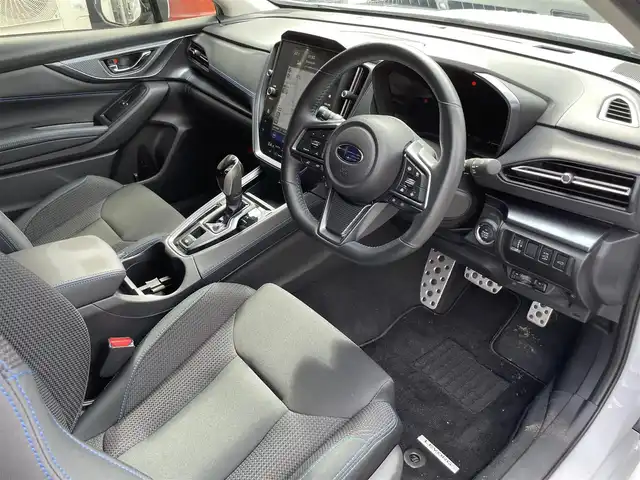 スバル レヴォーグ 1．8GT－H EX 滋賀県 2022(令4)年 1.8万km セラミックホワイト 純正11.6インチナビ/Bluetooth/USB/AppleCarPlay/AndroidAuto/フルセグTV/デジタルマルチビューモニター/全車速追従機能付クルーズコントロール/パワーバックドア/ETC/シートヒーター/パワーシート/パドルシフト/アイサイト/LEDヘッドライト/スマートキー/純正アルミホイール