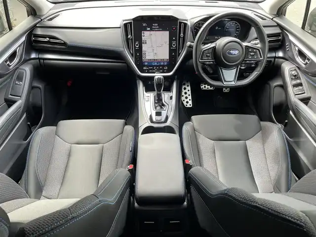 スバル レヴォーグ 1．8GT－H EX 滋賀県 2022(令4)年 1.8万km セラミックホワイト 純正11.6インチナビ/Bluetooth/USB/AppleCarPlay/AndroidAuto/フルセグTV/デジタルマルチビューモニター/全車速追従機能付クルーズコントロール/パワーバックドア/ETC/シートヒーター/パワーシート/パドルシフト/アイサイト/LEDヘッドライト/スマートキー/純正アルミホイール