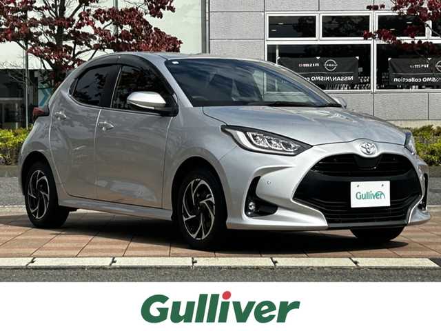 トヨタ ヤリス 福島県 2020(令2)年 2.4万km シルバーM 純正ナビ/バックカメラ/Bluetooth接続/ビルドインETC/ドラレコ/シートヒーター/レーンアシストキープ/クルーズコントロール/コーナーセンサ/アイドリングストップ/プッシュスタート/ドアバイザー/モデリスタホイール（15インチ）