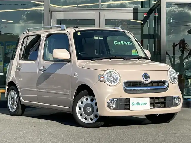 ダイハツ ミラ ココア プラスX 愛媛県 2014(平26)年 5.3万km ココアベージュマイカメタリック clearionナビ（Bluetooth/SD/フルセグテレビ/iPod）/バックカメラ/ETC/ルーフレール/フロアマット/ベンチシート/横滑り防止装置/盗難防止装置/前席エアバック/LEDヘッドライト/フォグランプ/オートライト/スマートキー/アイドリングストップ