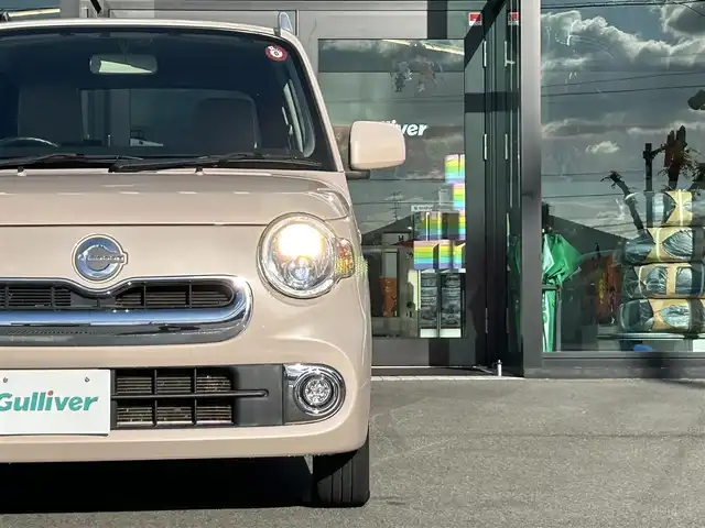 ダイハツ ミラ ココア プラスX 愛媛県 2014(平26)年 5.3万km ココアベージュマイカメタリック clearionナビ（Bluetooth/SD/フルセグテレビ/iPod）/バックカメラ/ETC/ルーフレール/フロアマット/ベンチシート/横滑り防止装置/盗難防止装置/前席エアバック/LEDヘッドライト/フォグランプ/オートライト/スマートキー/アイドリングストップ