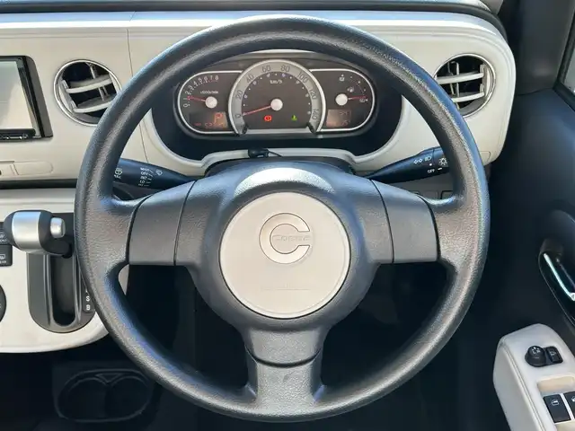 ダイハツ ミラ ココア プラスX 愛媛県 2014(平26)年 5.3万km ココアベージュマイカメタリック clearionナビ（Bluetooth/SD/フルセグテレビ/iPod）/バックカメラ/ETC/ルーフレール/フロアマット/ベンチシート/横滑り防止装置/盗難防止装置/前席エアバック/LEDヘッドライト/フォグランプ/オートライト/スマートキー/アイドリングストップ