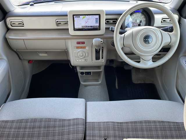 スズキ ラパン X 道東・釧路十勝 2015(平27)年 9.1万km カシスピンクパールメタリック ・４WD/・社外SDメモリナビ/（CD・DVD・BT・フルセグ・ラジオ）/・バックカメラ/・前席シートヒーター/・純正フロアマット/・アイドリングストップ/・ETC２.0/・社外エンジンスターター/・電動格納ミラー/・ウィンカーミラー/・ドアバイザー/・LEDヘッドリト/・オートライト/・横滑り防止装置/・衝突被害軽減ブレーキ/・保証書/・取扱説明書