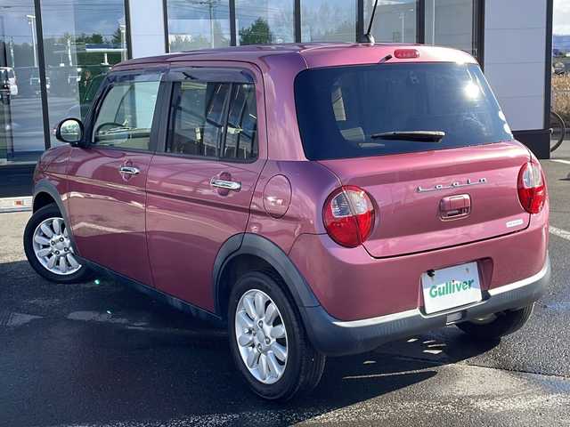 スズキ ラパン X 道東・釧路十勝 2015(平27)年 9.1万km カシスピンクパールメタリック ・４WD/・社外SDメモリナビ/（CD・DVD・BT・フルセグ・ラジオ）/・バックカメラ/・前席シートヒーター/・純正フロアマット/・アイドリングストップ/・ETC２.0/・社外エンジンスターター/・電動格納ミラー/・ウィンカーミラー/・ドアバイザー/・LEDヘッドリト/・オートライト/・横滑り防止装置/・衝突被害軽減ブレーキ/・保証書/・取扱説明書