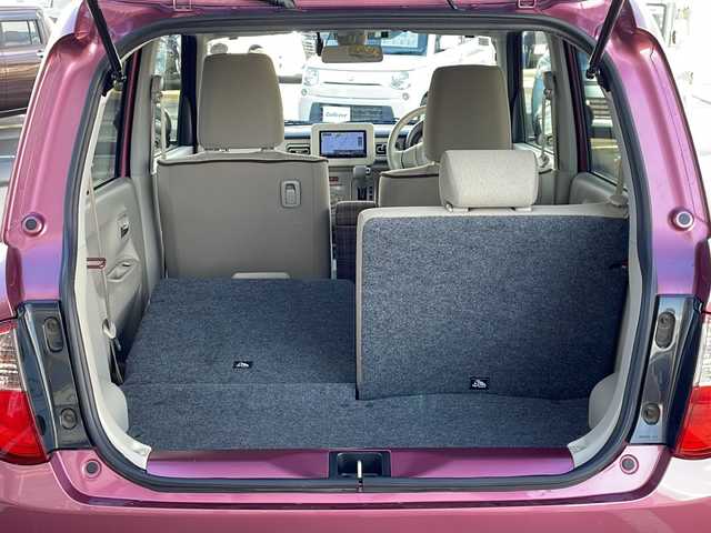 スズキ ラパン X 道東・釧路十勝 2015(平27)年 9.1万km カシスピンクパールメタリック ・４WD/・社外SDメモリナビ/（CD・DVD・BT・フルセグ・ラジオ）/・バックカメラ/・前席シートヒーター/・純正フロアマット/・アイドリングストップ/・ETC２.0/・社外エンジンスターター/・電動格納ミラー/・ウィンカーミラー/・ドアバイザー/・LEDヘッドリト/・オートライト/・横滑り防止装置/・衝突被害軽減ブレーキ/・保証書/・取扱説明書