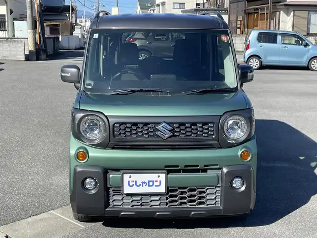 スズキ スペーシア ギア 山梨県 2019(令1)年 10.8万km ツールグリーンパールメタリック/ガンメタリック2トーンルーフ (株)IDOMが運営する【じしゃロン甲府店】の自社ローン専用車両になります。/こちらは現金またはオートローンご利用時の価格です。自社ローンご希望の方は別途その旨お申付け下さい/純正8インチメモリーナビ/（フルセグTV・DVD・CD・SD・BTオーディオ）/バックカメラ/両側パワースライドドア/ETC/スマートキー/前席シートヒーター/LEDヘッドライト/フォグランプ/オートライト/新車時保証書/取扱説明書