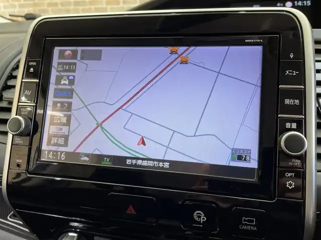 日産 セレナ ハイウェイスターVセレクションⅡ 岩手県 2019(令1)年 8.8万km ブリリアントホワイトパール ４WD/ハンズフリー機能付きパワースライドドア/アラウンドビューモニター/プロパイロット/エマージェンシーブレーキ/レーンキープアシスト/前後ソナー/インテリジェントルームミラー/横滑り防止装置/アイドリングストップ/シートバックテーブル/ロールサンシェード/リヤオートエアコン/純正９インチナビ/ドライブレコーダー/ETC/LEDヘッドライト/純正１５インチアルミホイール/純正フロアマット