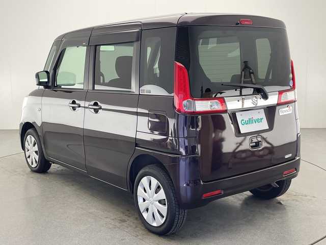 スズキ スペーシア G リミテッド 宮崎県 2016(平28)年 4.5万km ムーンライトバイオレットPM 社外ナビ/Ｂｌｕｅｔｏｏｔｈ　/フルセグＴＶ/ＣＤ／ＤＶＤ　/ＦＭ／ＡＭ/片側パワースライドドア/Ｄ席シートヒーター　/レーンキープアシスト　/衝突被害軽減ブレーキシステム/ステアリングリモコン/スマートキー