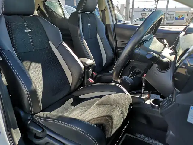 トヨタ アクア G G’s 茨城県 2017(平29)年 8.2万km ホワイトパールクリスタルシャイン カロッツェリア８インチナビ/バックカメラ/クルーズコントロール/nanoe/パワーシート/両側シートヒーター/前後ドラレコ/ETC/プッシュスタート/スマートキー/スペアキー×２