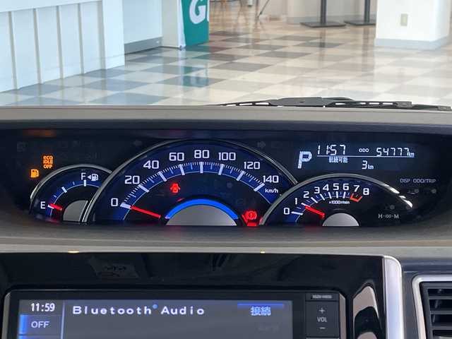 ダイハツ タント カスタム RS 福井県 2015(平27)年 5.5万km タングステングレーM 純正8インチSDナビ/フルセグTV/BT/DVD/CD/USB/SD/バックカメラ/ETC/両側パワースライドドア/オートライト/LEDヘッドライト/純正15インチアルミホイール/プッシュスタート/スマートキー×2/純正フロアマット/ステアリングスイッチ/盗難防止装置/アイドリングストップ/ベンチシート