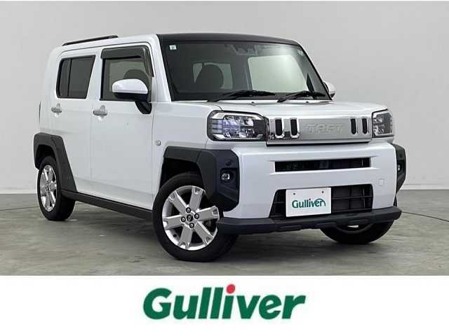 ダイハツ タフト G 大阪府 2021(令3)年 1.7万km シャイニングホワイトパール 純正ディスプレイオーディオ/(フルセグ.Bluetooth.AppleCarPlay.AndroidAuto)/バックカメラ/ガラスルーフ/スマートアシスト/LEDオートライト/ドライブレコーダー/コーナーセンサー/前席シートヒーター/電子制御パーキングブレーキ/ブレーキホールド/プッシュスタート/スマートキー×2/純正ラバーマット