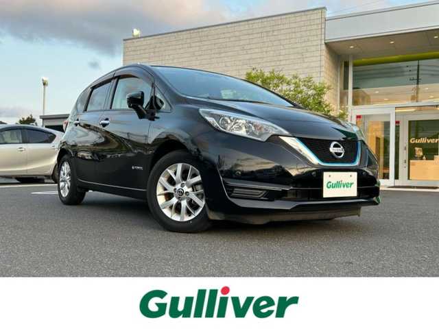 日産 ノート e－パワー X 岡山県 2018(平30)年 3.4万km スーパーブラック ワンオーナー/純正メモリナビ/(CD/DVD/BT/フルセグ)/全方位カメラ/衝突軽減ブレーキ/レーンアシスト/ETC/コーナーセンサー/デジタルインナーミラー/純正15インチAW