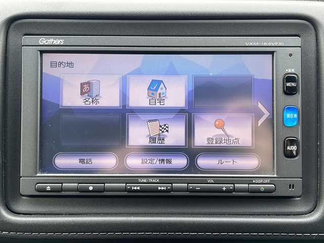 ホンダ ヴェゼル G 道東・釧路十勝 2016(平28)年 5.6万km クリスタルブラックパール 4WD/寒冷地仕様/純正メモリナビ　VXM-164VFXi/　(AM/FM/CD/DVD/BT)/フルセグTV/バックカメラ/横滑り防止装置/ビルドインETC/純正エンジンスターター/電子パーキング/ブレーキホールド/ステアリングスイッチ