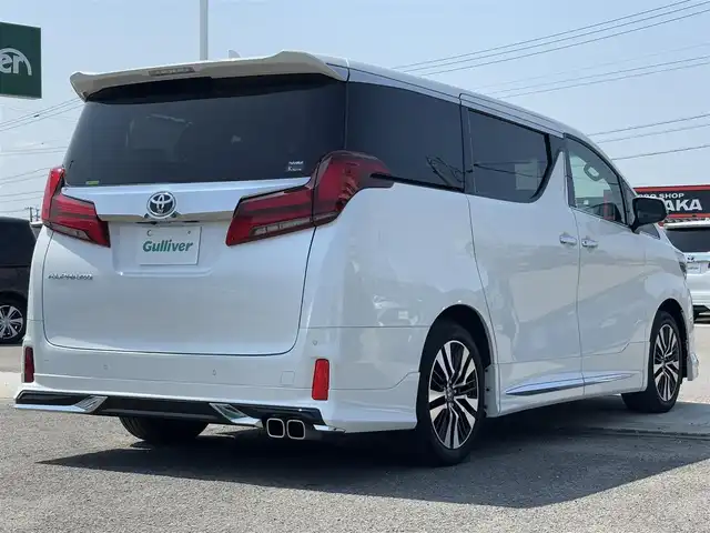 トヨタ アルファード S Cパッケージ 徳島県 2023(令5)年 1.3万km ホワイトパールクリスタルシャイン 純正ナビ/(AM.FM.BT.Miracast)/モデリスタフルエアロ/サンルーフ/ブラインドスポットモニター/レーダークルーズコントロール/レザーシート/パワーシート/シートヒーター/エアシート/ハンドルヒーター/デジタルインナーミラー/純正18インチアルミホイール/純正フロアマット/衝突被害軽減システム/レーンキープアシスト/オートマチックハイビーム/前後コーナーセンサー/ドライブレコーダー/バックカメラ/ETC/プッシュスタート/スマートキー