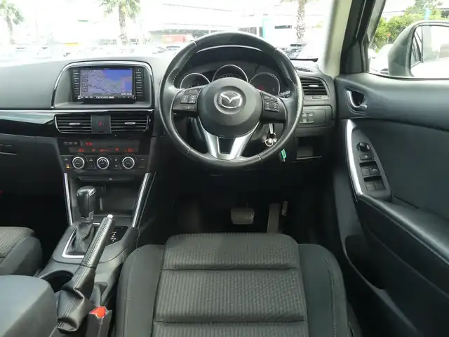 マツダ ＣＸ－５ XD 千葉県 2014(平26)年 5.9万km クリスタルホワイトパールマイカ 純正SDナビ/地デジTV/【DVD/CD再生機能　Bluetooth接続】/バックカメラ/クルーズコントロール/パドルシフト/ETC/HIDヘッドライト/フォグライト/純正19インチアルミホイル/サイド/カーテンエアバッグ/アドバンストキーレスエントリー