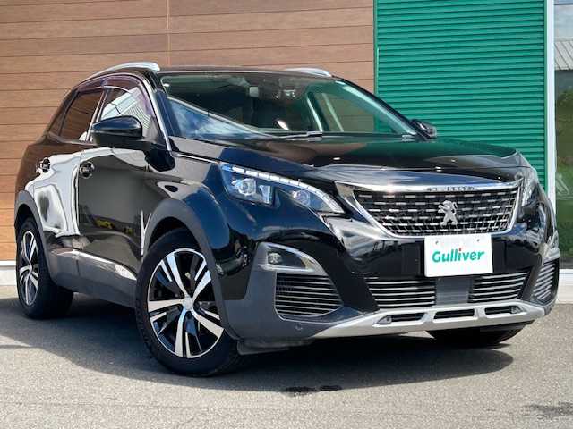 プジョー ３００８ アリュール LEDパッケージ 静岡県 2017(平29)年 3.1万km 黒 ワンオーナー/純正ナビ/サンルーフ/ETC/ドライブレコーダー(前方録画)/LEDヘッドライト/スマートキー/スペアキー１/プッシュスタート/コーナーセンサー/ブラインドスポットモニター/ハーフレザーシート/バックカメラ＆左サイドカメラ/純正フロアマット/保証証/取扱説明書