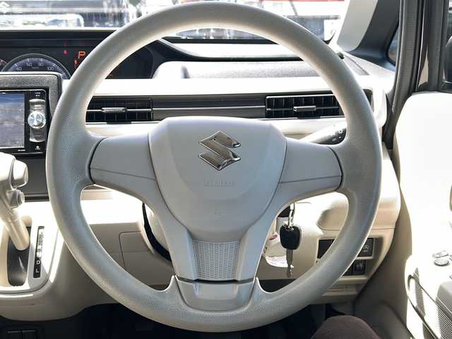 スズキ ワゴンＲ HYBRID FX 秋田県 2017(平29)年 6.3万km アーバンブラウンパールメタリック 社外メモリナビ/社外CD、DVD、ワンセグ/４WD/サイドバイザー/スペアキー