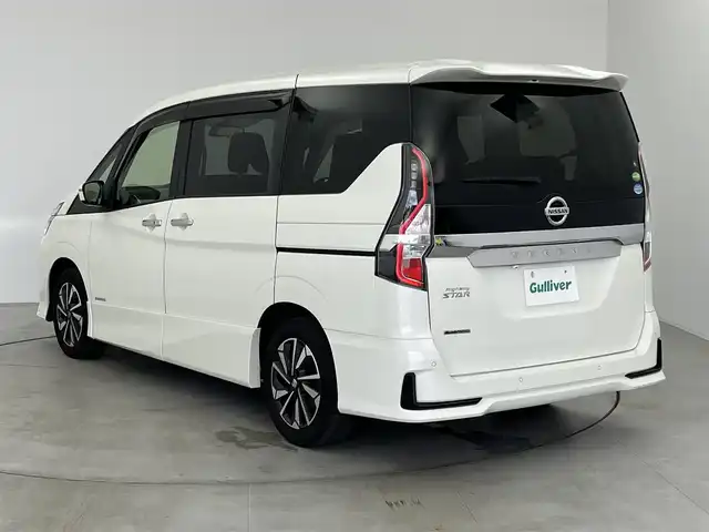 日産 セレナ ハイウェイスター V 愛知県 2020(令2)年 5.8万km ブリリアントホワイトパール ストラーダ7インチナビ/バックカメラ/ドライブレコーダー/ビルトインETC/革巻きステアリング/両側パワースライドドア/ハンズフリーオートスライド/エマージェンシーブレーキ/プロパイロット/車線逸脱警報機能/車線逸脱防止機能/ふらつき警報/ブラインドスポットモニター/ハイビームアシスト/純正LEDヘッドライト/フォグランプ/純正16インチアルミホイール/取扱説明書/保証書