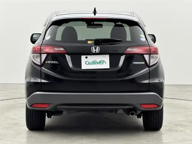 ホンダ ヴェゼル ハイブリッド X ホンダセンシング 福岡県 2016(平28)年 6.6万km クリスタルブラックパール 純正ナビ／フルセグＴＶ　/バックカメラ　/ビルトインＥＴＣ　/アダプティブクルコン　/ホンダセンシング　/コーナーセンサー　/衝突軽減　/レーンキープ　/パドルシフト　/純正１６インチアルミホイール　/ＬＥＤヘッドライト