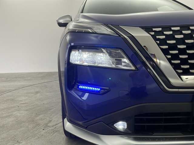 日産 エクストレイル オーテック e-4ORCE アドバンスドPKG 群馬県 2023(令5)年 2.3万km 青Ⅱ 純正１２．３インチコネクトナビ　アラウンドビューモニター　プロパイロット　ワイヤレス充電　パワーシート　電動リアゲート　レザーシート　前席シートヒーター　ステアリングヒーター　ＬＥＤライト　禁煙車
