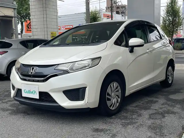 ホンダ フィット 13G Fパッケージ 愛知県 2015(平27)年 9.2万km プレミアムホワイトパール 純正インターナビ〈VXM-155VSI〉/・DVD/USB/SD/・Bluetooth/ワンセグTV/AUX/バックカメラ/ETC/スマートキー＆プッシュスタート