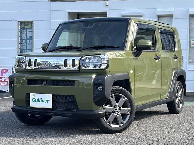 ダイハツ タフト G ターボ 愛知県 2020(令2)年 2.8万km フォレストカーキメタリック /禁煙車/スカイフィールトップ//純正9インチディスプレイオーディオ//フルセグTV/Bluetooth//AppleCarplay・AndroidAuto//バックカメラ/ETC//ドライブレコーダー//スマートアシスト//衝突被害軽減ブレーキ//車線逸脱抑制機能//アダプティブクルーズコントロール/　（全車速追従機能付き）//先行車発進お知らせ//前席シートヒーター//LEDオートライト//電動格納ミラー//純正１５インチアルミ//電子パーキング//ブレーキホールド//コーナーセンサー//純正フロアマット//純正ドアバイザー//ISOFIX//ルーフレール//新車保証書/取扱説明書//スペアキー×１//車検R9年６月２３日まで//登録時走行２７２６９ｋｍ