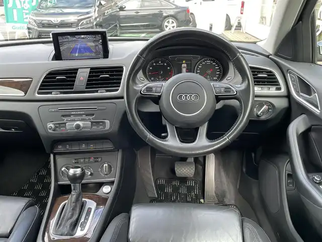 アウディ Ｑ３ 1．4 TFSI スポーツ 神奈川県 2016(平28)年 6.2万km グレー 純正HDDナビ/　（CD・DVD）/フルセグTV/バックカメラ/黒革シート/前席シートヒーター/LEDヘッドライト/パワーバックドア/コーナーセンサー/スマートキー×2/ETC/保証書/取扱説明書/H29/30/R3/R5記録簿有り