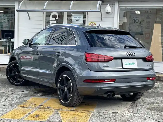 アウディ Ｑ３ 1．4 TFSI スポーツ 神奈川県 2016(平28)年 6.2万km グレー 純正HDDナビ/　（CD・DVD）/フルセグTV/バックカメラ/黒革シート/前席シートヒーター/LEDヘッドライト/パワーバックドア/コーナーセンサー/スマートキー×2/ETC/保証書/取扱説明書/H29/30/R3/R5記録簿有り