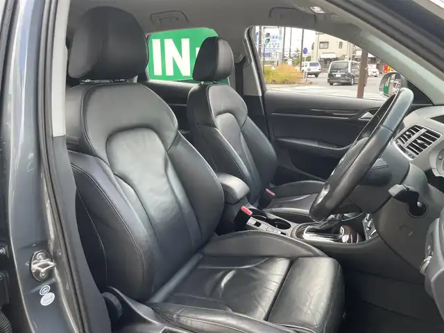 アウディ Ｑ３ 1．4 TFSI スポーツ 神奈川県 2016(平28)年 6.2万km グレー 純正HDDナビ/　（CD・DVD）/フルセグTV/バックカメラ/黒革シート/前席シートヒーター/LEDヘッドライト/パワーバックドア/コーナーセンサー/スマートキー×2/ETC/保証書/取扱説明書/H29/30/R3/R5記録簿有り