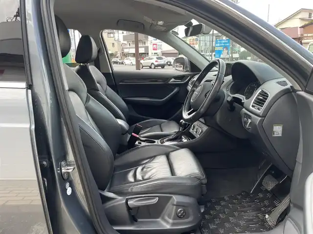 アウディ Ｑ３ 1．4 TFSI スポーツ 神奈川県 2016(平28)年 6.2万km グレー 純正HDDナビ/　（CD・DVD）/フルセグTV/バックカメラ/黒革シート/前席シートヒーター/LEDヘッドライト/パワーバックドア/コーナーセンサー/スマートキー×2/ETC/保証書/取扱説明書/H29/30/R3/R5記録簿有り