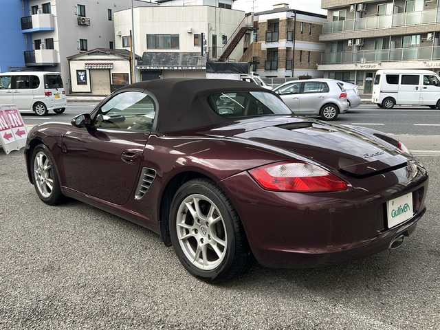 ポルシェ ボクスター 兵庫県 2006(平18)年 5.1万km 赤 オープンカー/社外ナビ/　AM/FM/CD/DVD/ワンセグTV/ビルトインETC/前方ドライブレコーダー/シートヒーター（D+N席）/純正フロアマット/アンチロック・ブレーキ・システム/純正アルミホイール（17インチ）/エアバッグ（W+サイド）/保証書/取扱説明書