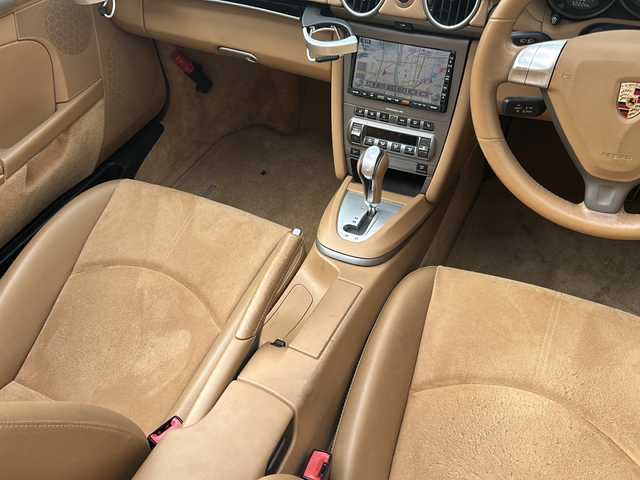 ポルシェ ボクスター 兵庫県 2006(平18)年 5.1万km 赤 オープンカー/社外ナビ/　AM/FM/CD/DVD/ワンセグTV/ビルトインETC/前方ドライブレコーダー/シートヒーター（D+N席）/純正フロアマット/アンチロック・ブレーキ・システム/純正アルミホイール（17インチ）/エアバッグ（W+サイド）/保証書/取扱説明書