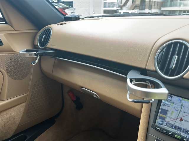 ポルシェ ボクスター 兵庫県 2006(平18)年 5.1万km 赤 オープンカー/社外ナビ/　AM/FM/CD/DVD/ワンセグTV/ビルトインETC/前方ドライブレコーダー/シートヒーター（D+N席）/純正フロアマット/アンチロック・ブレーキ・システム/純正アルミホイール（17インチ）/エアバッグ（W+サイド）/保証書/取扱説明書