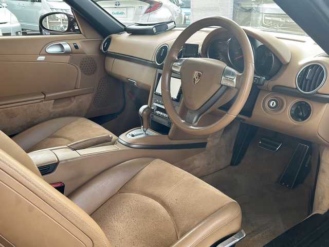 ポルシェ ボクスター 兵庫県 2006(平18)年 5.1万km 赤 オープンカー/社外ナビ/　AM/FM/CD/DVD/ワンセグTV/ビルトインETC/前方ドライブレコーダー/シートヒーター（D+N席）/純正フロアマット/アンチロック・ブレーキ・システム/純正アルミホイール（17インチ）/エアバッグ（W+サイド）/保証書/取扱説明書