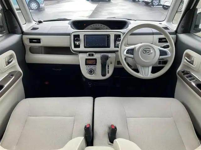 ダイハツ ムーヴ キャンバス X メイクアップ SA Ⅲ 道南・函館 2018(平30)年 6万km パールホワイトⅢ/ナチュラルベージュマイカメタリック 2トーン /純正ナビ//フルセグＴＶ//エンジンスターター//バックカメラ//レーンキープアシスト//衝突軽減ブレーキ//スマートキー//プッシュスタート//オートハイビーム//アイドリングストップ//フォグランプ