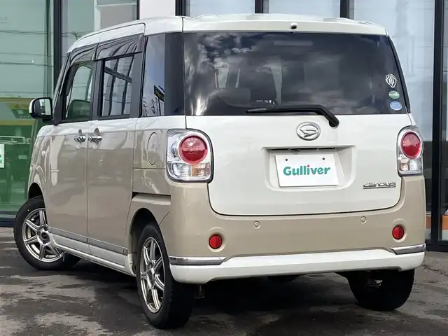 ダイハツ ムーヴ キャンバス X メイクアップ SA Ⅲ 道南・函館 2018(平30)年 6万km パールホワイトⅢ/ナチュラルベージュマイカメタリック 2トーン /純正ナビ//フルセグＴＶ//エンジンスターター//バックカメラ//レーンキープアシスト//衝突軽減ブレーキ//スマートキー//プッシュスタート//オートハイビーム//アイドリングストップ//フォグランプ